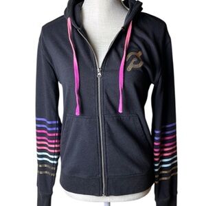Spiritual Gangster x Peloton Full Zip Black Hoodie - Size S